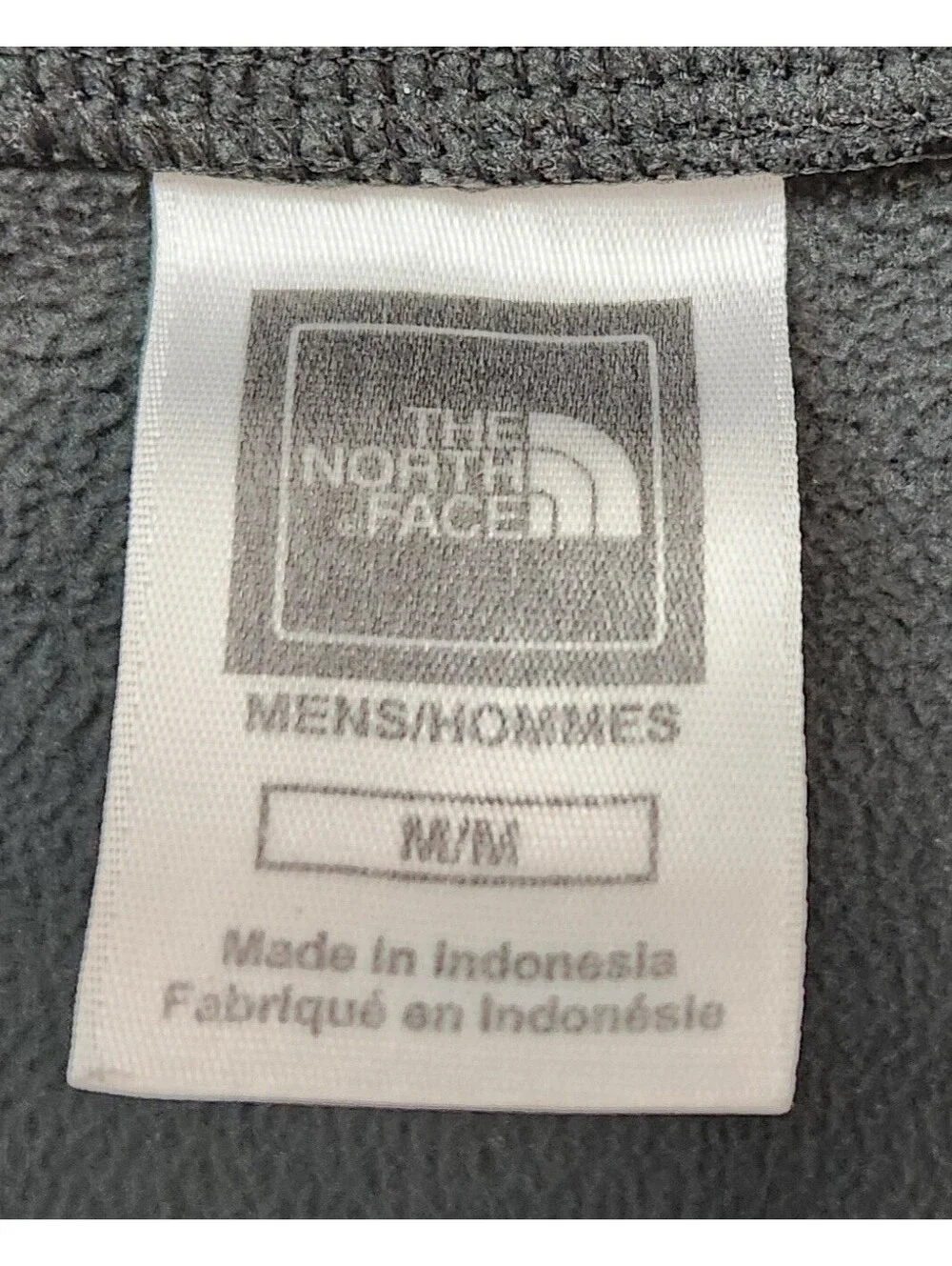 The North Face TKA 100 Fleece Men's Medium 1/4 Zip Pullover Gray Outdoor Gear